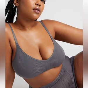 Negative Underwear gray Ribbed Bra 4 - 32/34 C/D